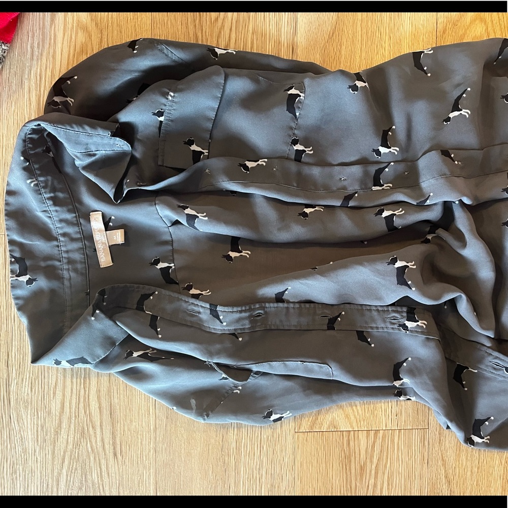 French bulldog button down!